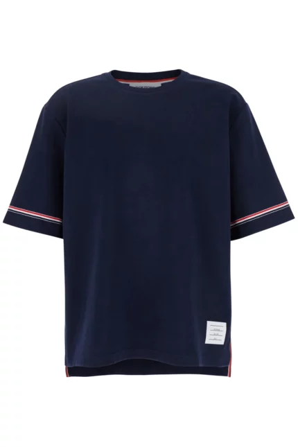 Thom Browne RWB-Stripe Crewneck T-Shirt