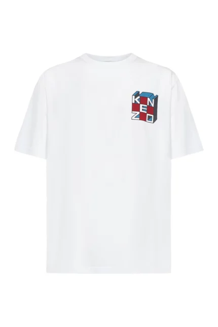 Kenzo Kube Logo-Printed Crewneck T-Shirt