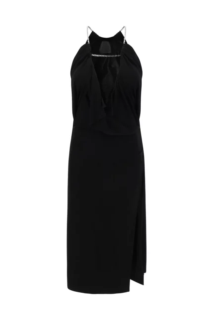 Givenchy Ruffle Halter-Neck Dress