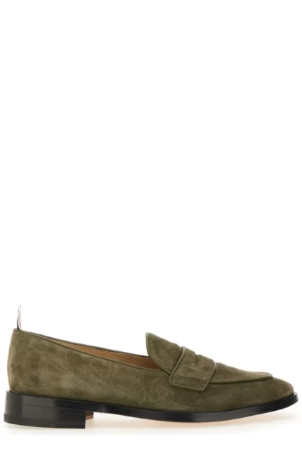 Thom Browne RWB Striped Varsity Penny Loafers