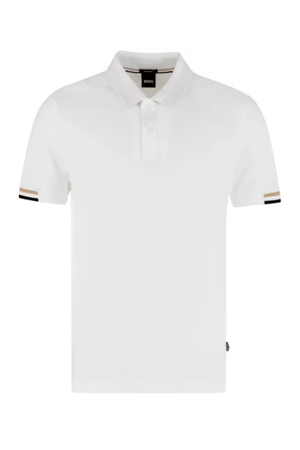 Boss Hugo Boss Rubberized Logo Regular-Fit Polo Shirt