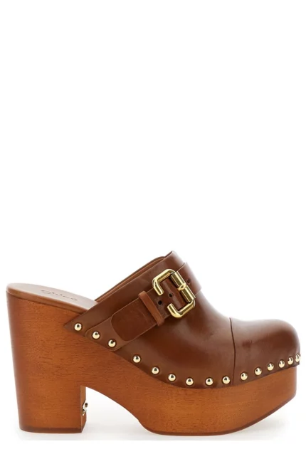 Chloé Jeannette Wedge Clogs