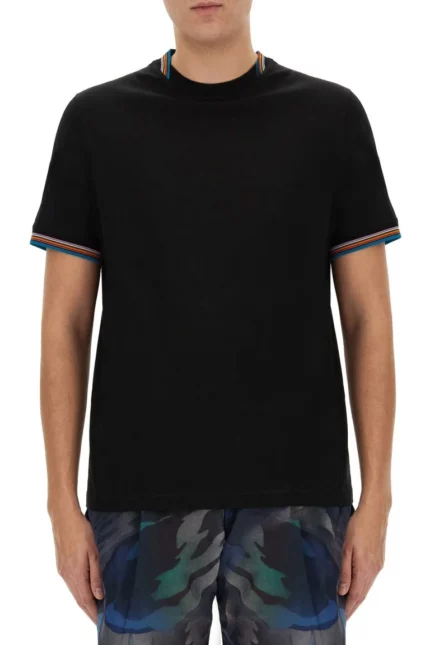 Paul Smith Signature Stripe Trim T-Shirt