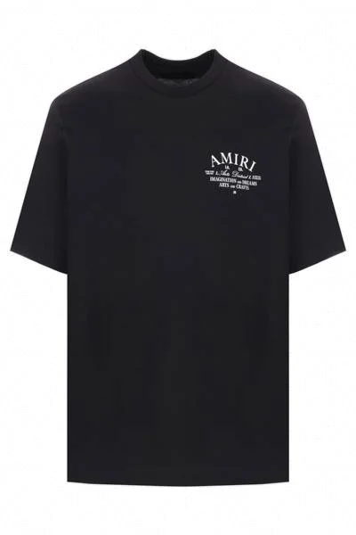 Amiri Logo Printed Crewneck T-Shirt