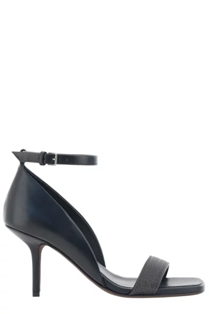 Brunello Cucinelli Almond Toe High-Heeled Sandals