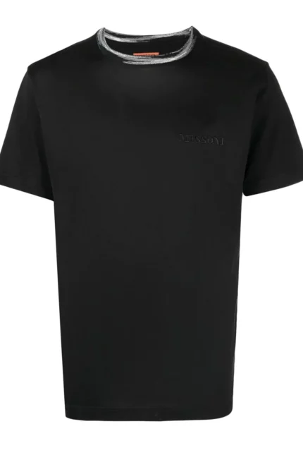 Missoni Logo-Embroidered Crewneck T-Shirt