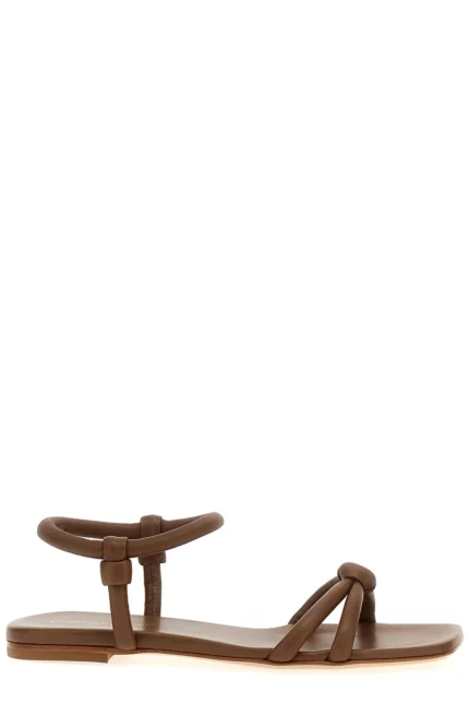 Gianvito Rossi Juno Knot Detailed Sandals