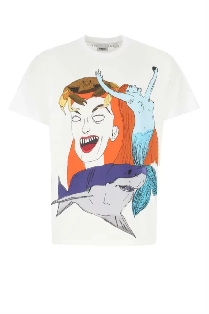 Burberry Sea Maiden Print T-Shirt