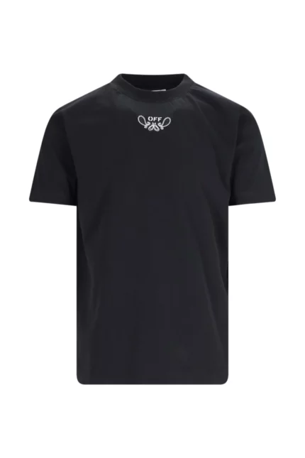 Off-White Logo Printed Crewneck T-Shirt