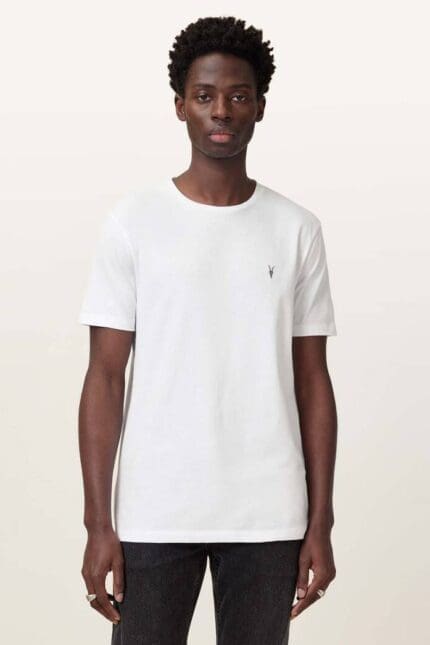 Brace Brushed Cotton Crew Neck T-Shirt