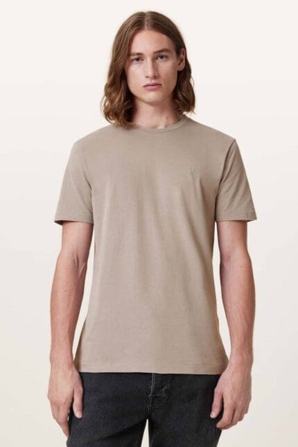 Brace Brushed Cotton Crew Neck T-Shirt