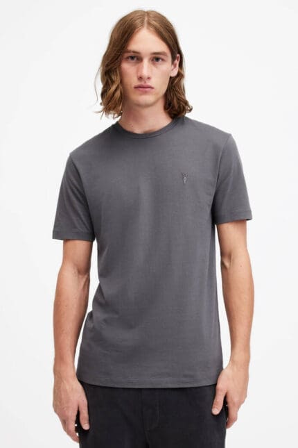 Brace Brushed Cotton Crew Neck T-Shirt
