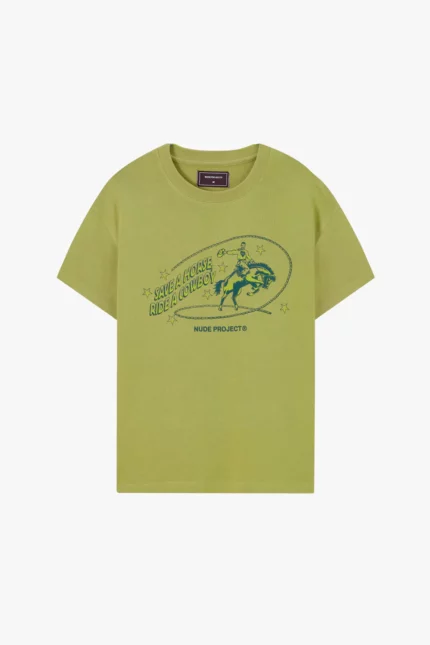 YIHAA CROPPED TEE GREEN