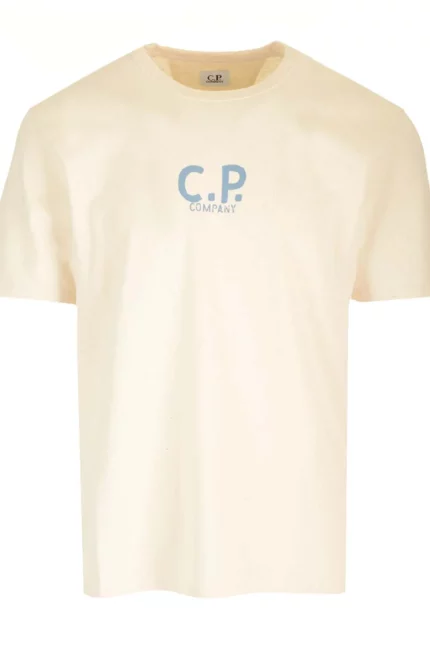 C.P. Company Logo Printed Crewneck T-Shirt
