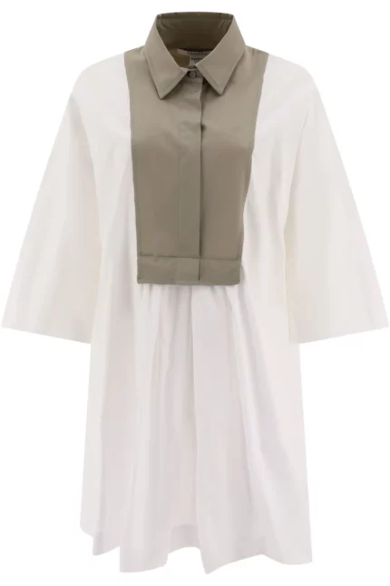 Max Mara Collared Long-Sleeved Shirt Dress