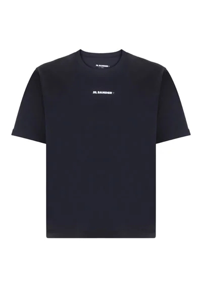 Jil Sander Logo Printed Crewneck T-Shirt