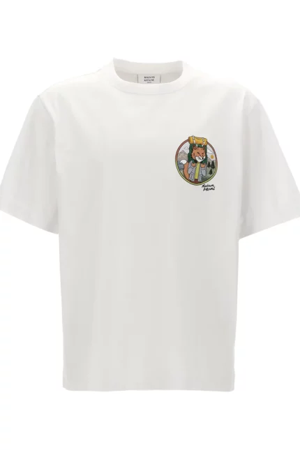 Maison Kitsuné Rambling Fox Printed Crewneck T-Shirt