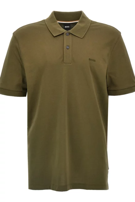 Boss Hugo Boss Logo Embroidered Regular-Fit Polo Shirt
