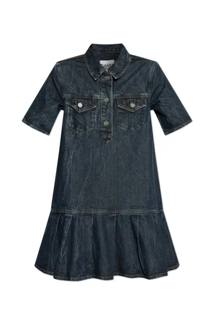 Ganni Denim Mini Dress