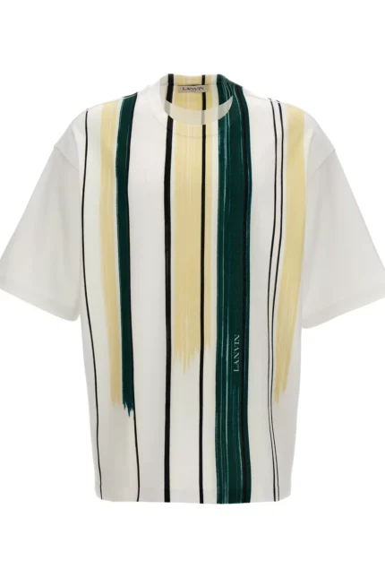 Lanvin Striped Crewneck T-Shirt