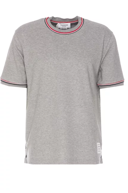 Thom Browne Milan Striped Crewneck T-Shirt