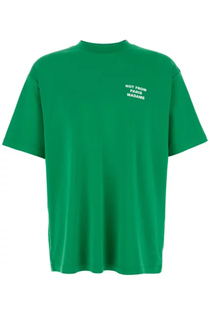 Drôle de Monsieur Slogan Printed Crewneck T-Shirt
