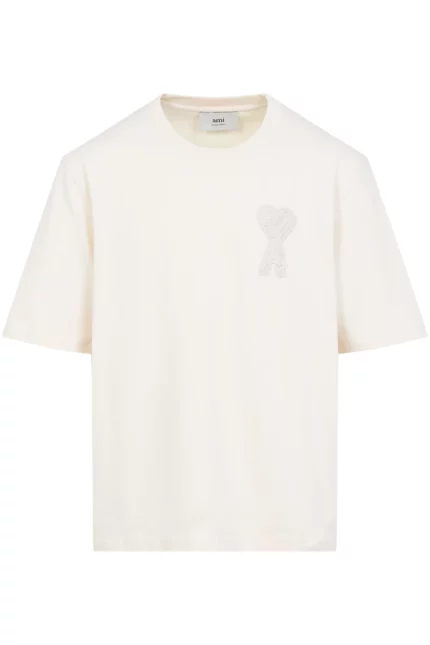 AMI Paris Short-Sleeved Crewneck T-Shirt