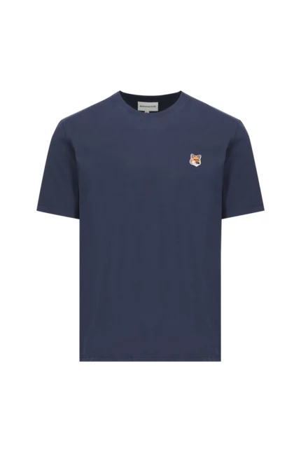 Maison Kitsuné Fox Head Patch Crewneck T-Shirt
