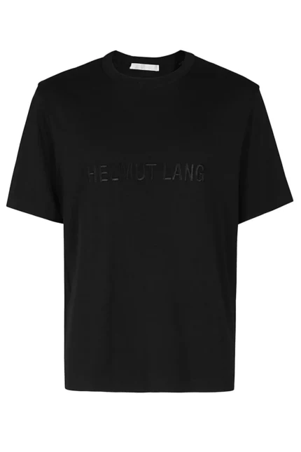 Helmut Lang Logo Embroidered Crewneck T-Shirt