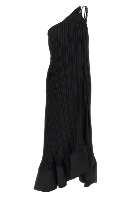 Lanvin Long Pleated Dress