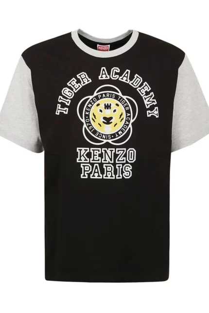 Kenzo Logo Printed Crewneck T-Shirt