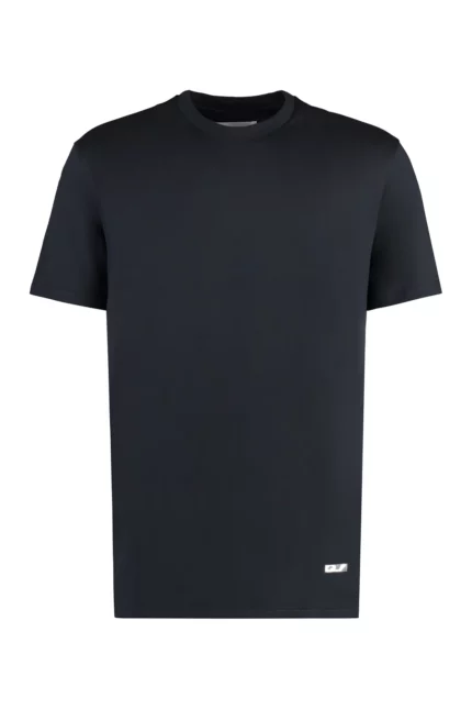 Jil Sander Logo Plaque Crewneck T-Shirt