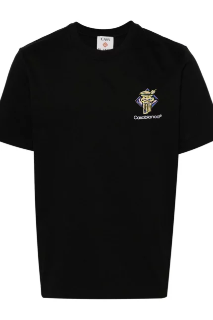 Casablanca Column Printed Crewneck T-Shirt