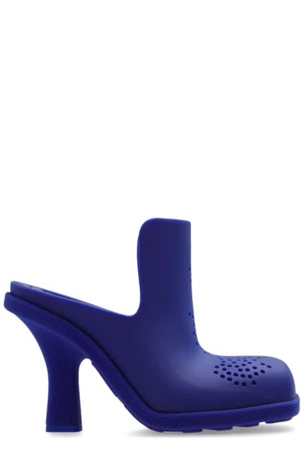 Burberry Highland Perforated Detailed Mules