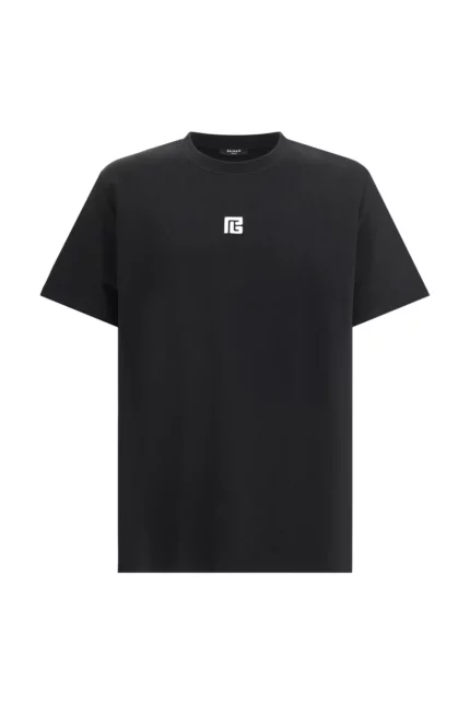 Balmain Logo Embroidered Crewneck T-Shirt