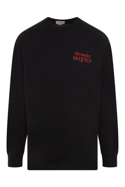 Alexander McQueen Logo Printed Crewneck T-Shirt