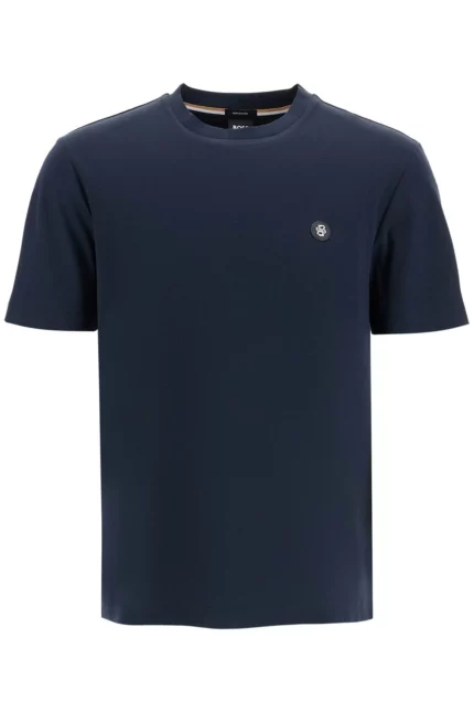 Boss Hugo Boss Double Monogram Patch Crewneck T-Shirt