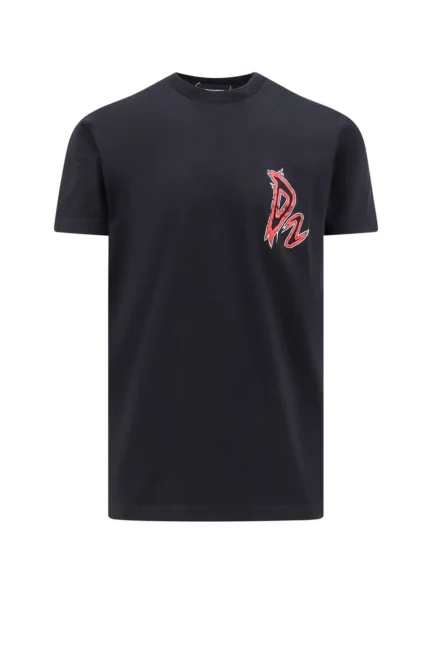Dsquared2 Logo Detailed Crewneck T-Shirt