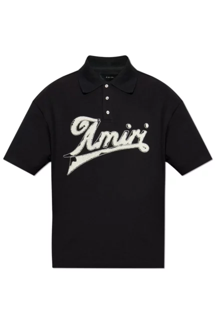 Amiri Logo Patch Short-Sleeved Polo Shirt