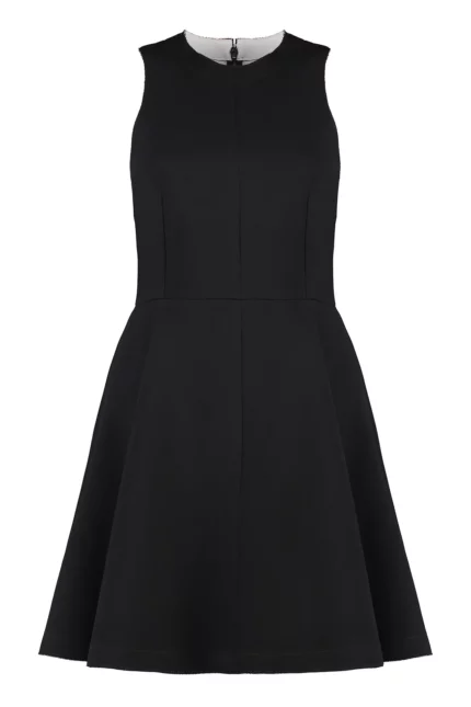 AMI Alexandre Mattiussi Flared Sleeveless Dress