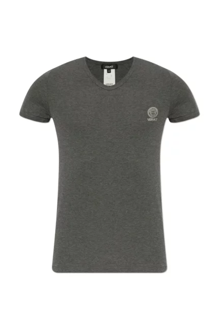 Versace Short-Sleeved V-Neck T-Shirt