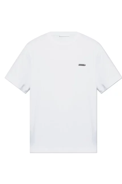 Helmut Lang Logo Embroidered Crewneck T-Shirt
