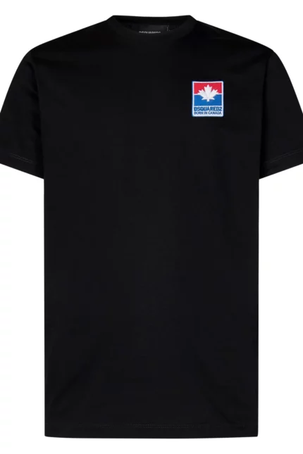 Dsquared2 Logo Patch Crewneck T-Shirt