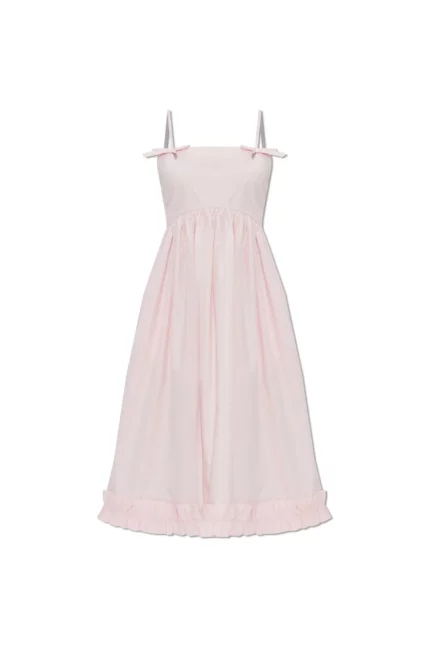 Ganni Strappy Midi Dress