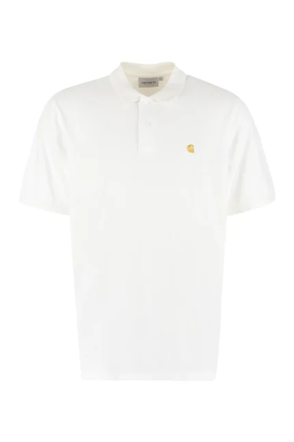 Carhartt WIP Logo Embroidered Short-Sleeved Polo Shirt