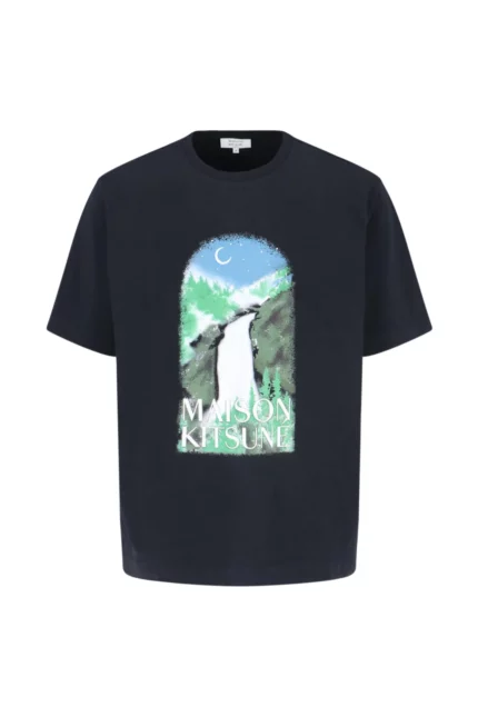 Maison Kitsuné Waterfall Oversized T-Shirt
