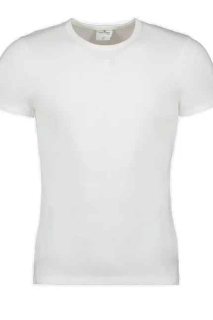 Courrèges Logo Embroidered Crewneck T-Shirt