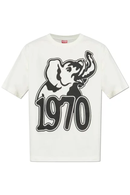 Kenzo Graphic Printed Boxy T-Shirt