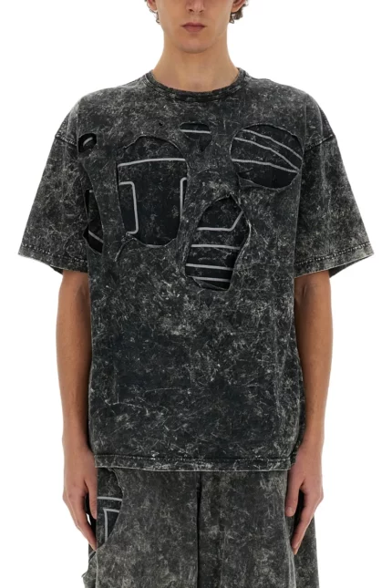 Diesel T-Boxt Peeloval Distressed T-Shirt