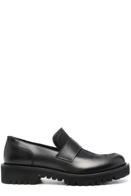 Valentino Toile Iconographe Lace-Up Loafers